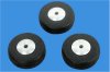 Tail wheels with alum hub