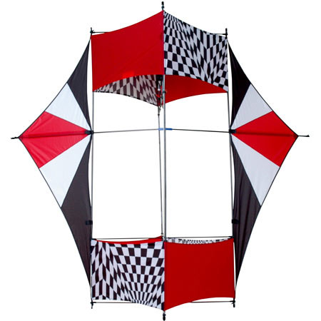 VR V-Wing Red Lightning RC Kite
