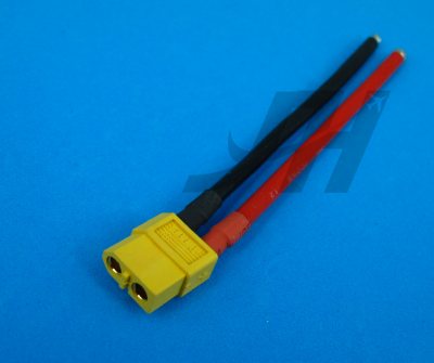 Female XT60 with 12AWG Silicone Wire 
