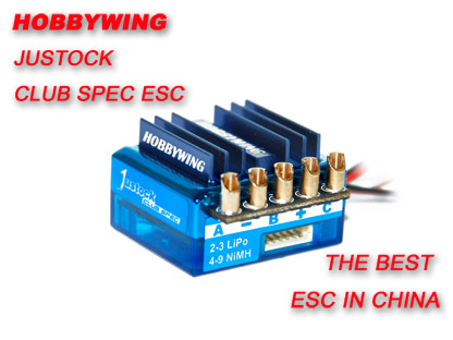 JUSTOCK Brushless ESC Blue for 1/10 Car