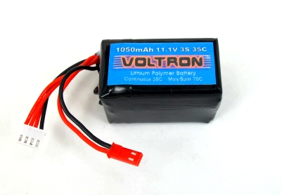 Voltron Li-Polymer Battery 1050mAh/35C 11.1V 3Cells